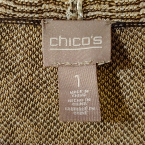 Chico's long cardigan animal print - Picture 3 of 5